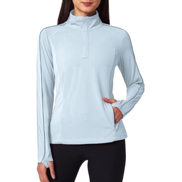 Mondetta Hiking Athletic Workout Tops Lightweight Quarter-Zip Pullover Size S - Picture 1 of 14